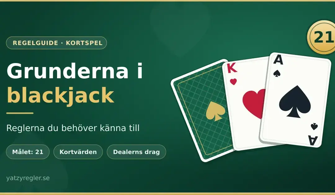 Grunderna i blackjack – reglerna du behöver känna till